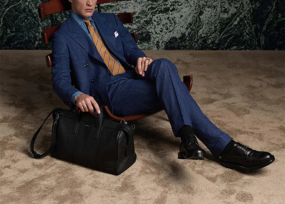 Kiton bespoke suit cared for by Alex's Dry Cleaning Valet
