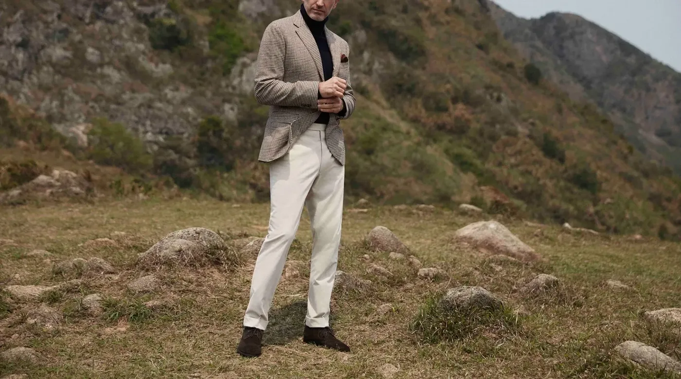 Ascot Chang garment cared for by Alex's Dry Cleaning Valet in San Francisco