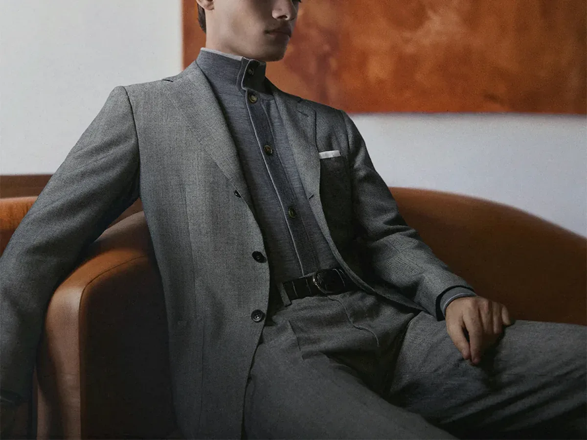Kiton garment cared for by Alex's Dry Cleaning Valet in San Francisco