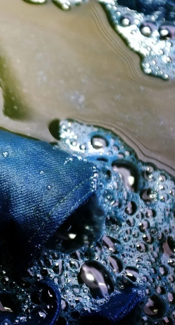 Garment restored after water damage by Alex's Dry Cleaning Valet