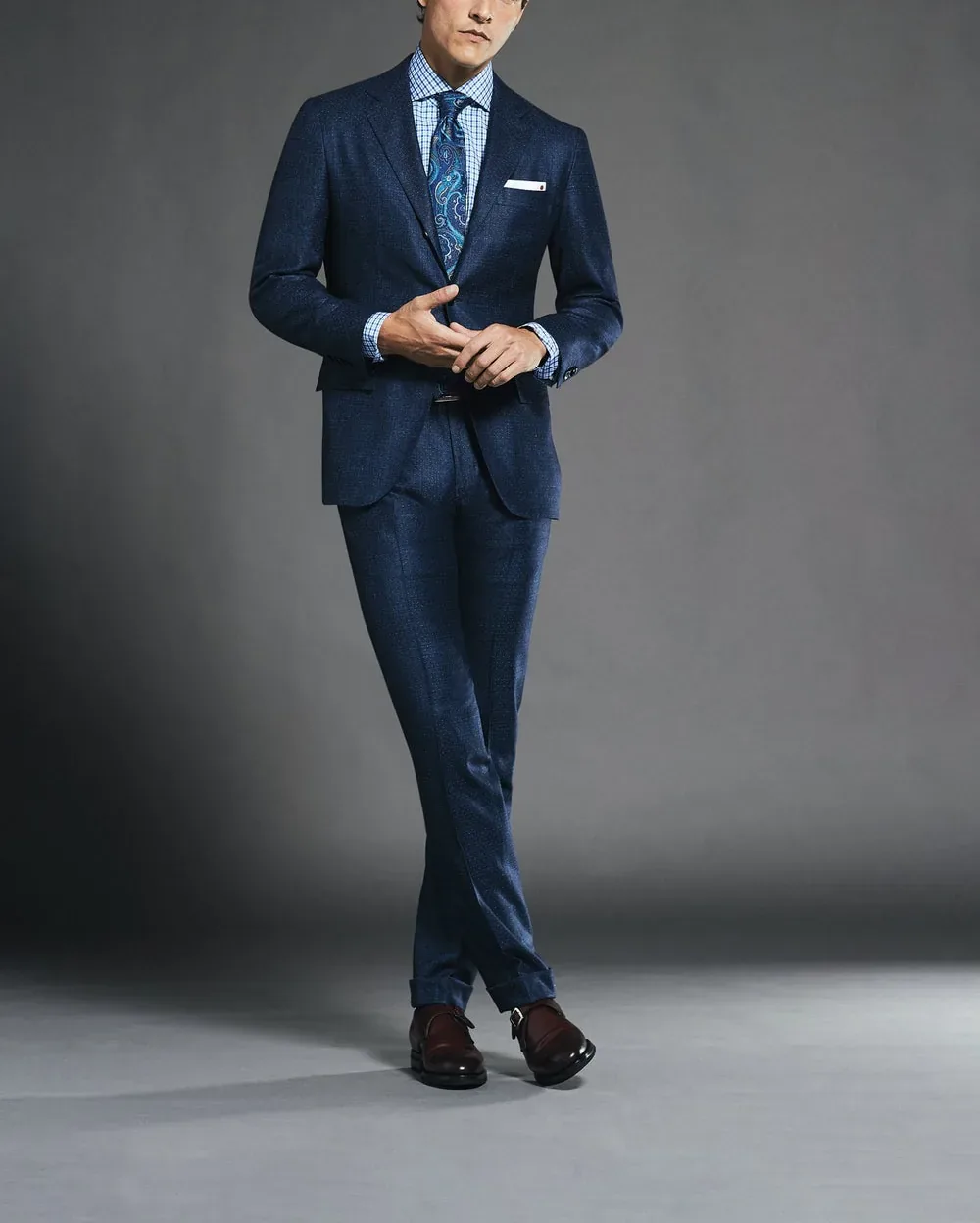 Mens Suit Vert Kiton 4 Cropped