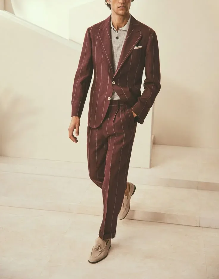 Brunello Cucinelli suit cared for by Alex's Team