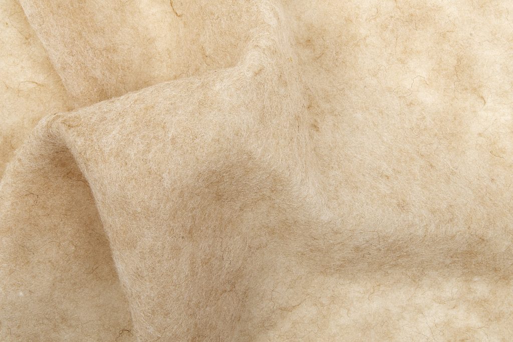 Luxury Camel Hair fabric cleaned by Alex’s Dry Cleaning Valet